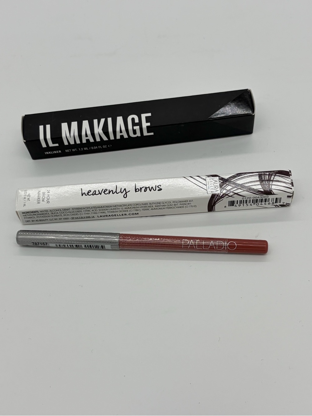Makeup Bunde: IL MAKIAGE Inkliner, Heavenly Brows Marker, Palladio Lip Liner